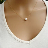 Pearl Bib Choker Necklace