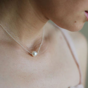 Pearl Bib Choker Necklace