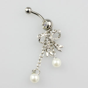 Butterfly Pearl Belly Ring